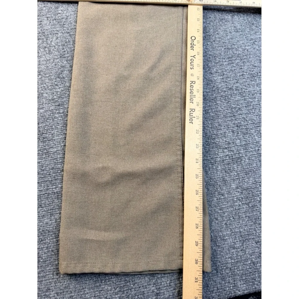 Vintage Levis Action Slacks Mens 36x34 Tan Brown Polyester Workwear‎ USA Made